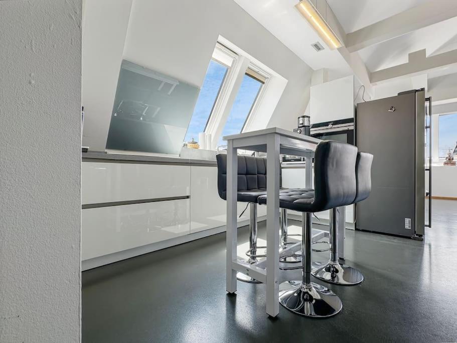 6 Zimmer Maisonette-Penthouse Pool Dachterrasse Luxus Munich Exterior photo